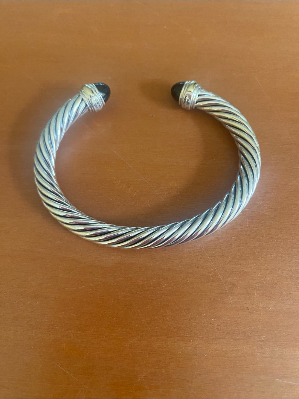David Yurman cable classic bracelet. 7mm. Onyx stones. Stunning… - Picture 2 of 3
